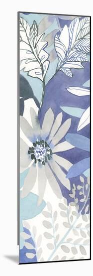 Aqua Blooms - Panel-Sandra Jacobs-Mounted Art Print