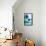 Aqua Blossom Triptych I-Vanessa Austin-Framed Stretched Canvas displayed on a wall