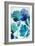 Aqua Blossom Triptych III-Vanessa Austin-Framed Art Print