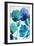 Aqua Blossom Triptych III-Vanessa Austin-Framed Art Print