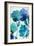 Aqua Blossom Triptych III-Vanessa Austin-Framed Art Print