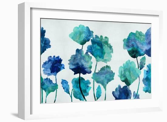 Aqua Blossom-Vanessa Austin-Framed Art Print