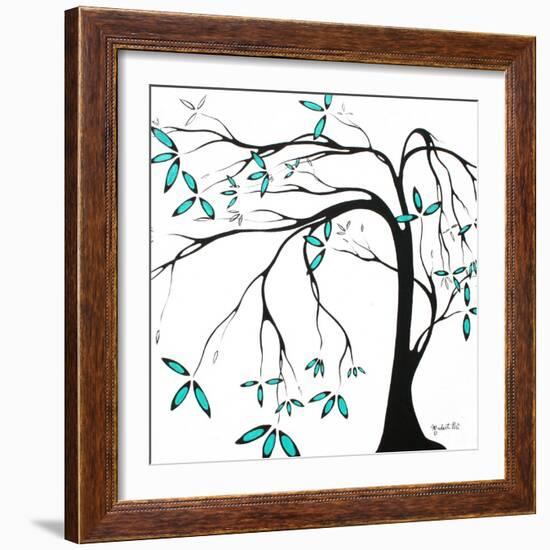 Aqua Breeze-Megan Aroon Duncanson-Framed Art Print