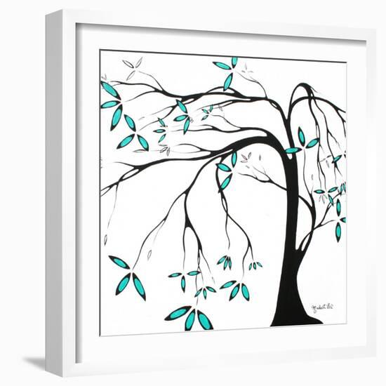 Aqua Breeze-Megan Aroon Duncanson-Framed Art Print