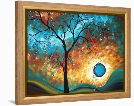 Aqua Burn-Megan Aroon Duncanson-Framed Stretched Canvas