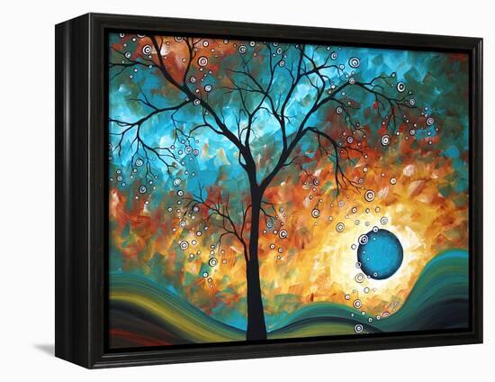 Aqua Burn-Megan Aroon Duncanson-Framed Stretched Canvas