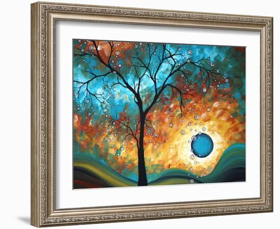 Aqua Burn-Megan Aroon Duncanson-Framed Art Print