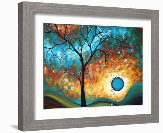 Aqua Burn-Megan Aroon Duncanson-Framed Art Print