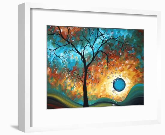 Aqua Burn-Megan Aroon Duncanson-Framed Art Print