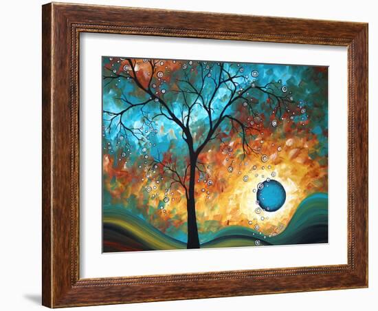 Aqua Burn-Megan Aroon Duncanson-Framed Art Print