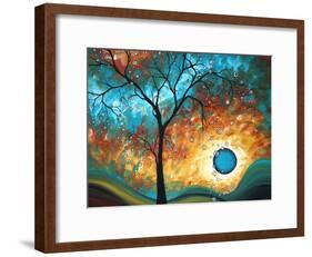 Aqua Burn-Megan Aroon Duncanson-Framed Art Print