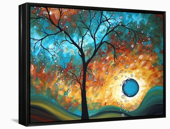 Aqua Burn-Megan Aroon Duncanson-Framed Stretched Canvas