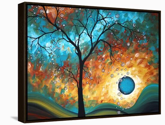 Aqua Burn-Megan Aroon Duncanson-Framed Stretched Canvas