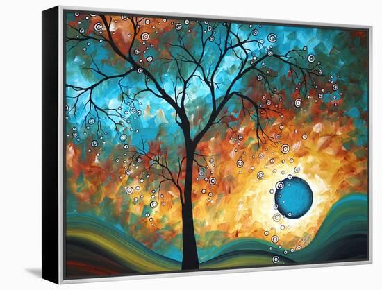 Aqua Burn-Megan Aroon Duncanson-Framed Stretched Canvas