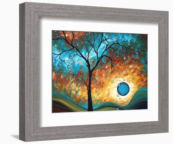 Aqua Burn-Megan Aroon Duncanson-Framed Art Print