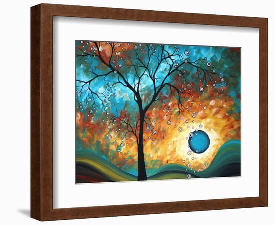 Aqua Burn-Megan Aroon Duncanson-Framed Art Print