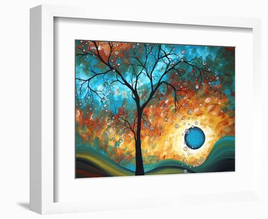 Aqua Burn-Megan Aroon Duncanson-Framed Art Print