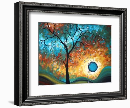 Aqua Burn-Megan Aroon Duncanson-Framed Art Print