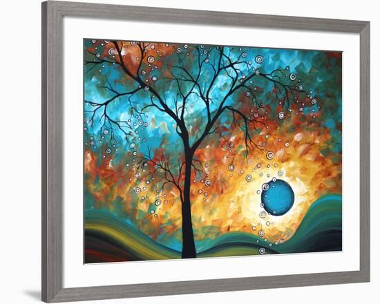 Aqua Burn-Megan Aroon Duncanson-Framed Art Print