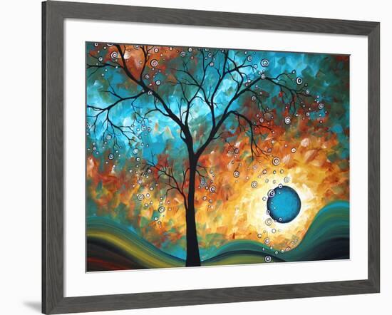 Aqua Burn-Megan Aroon Duncanson-Framed Art Print