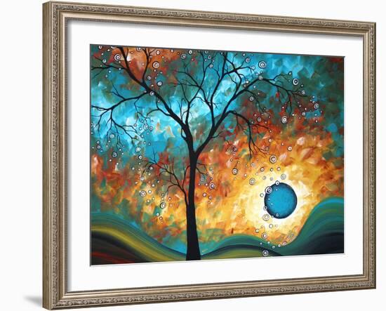 Aqua Burn-Megan Aroon Duncanson-Framed Art Print