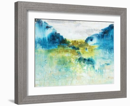 Aqua Cascade-Alexys Henry-Framed Giclee Print