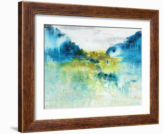 Aqua Cascade-Alexys Henry-Framed Giclee Print