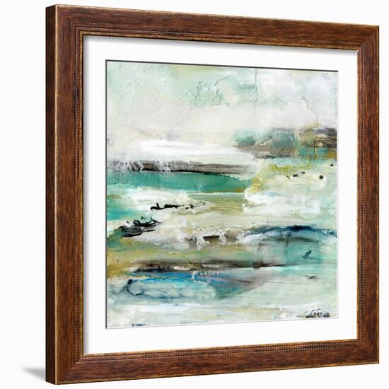 Aqua Coast II-Lila Bramma-Framed Art Print
