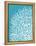 Aqua Coral I-Sabine Berg-Framed Stretched Canvas