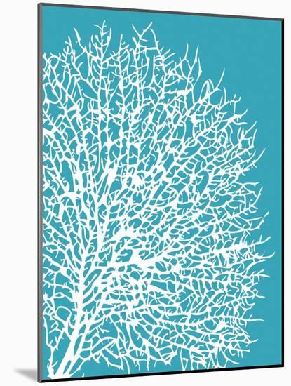 Aqua Coral II-Sabine Berg-Mounted Art Print