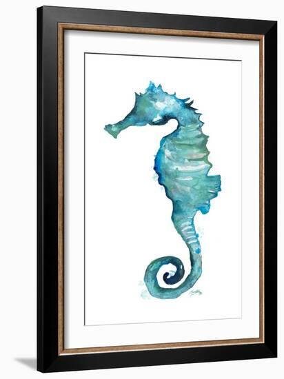 Aqua Creatures II-Elizabeth Medley-Framed Art Print