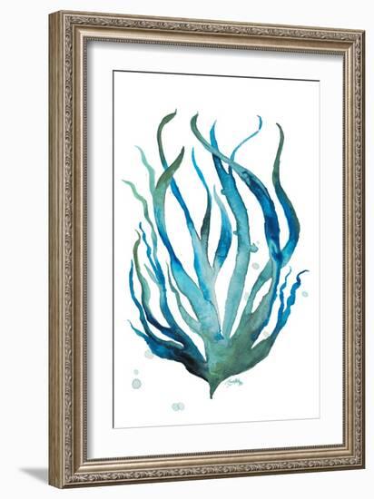 Aqua Creatures III-Elizabeth Medley-Framed Art Print