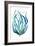 Aqua Creatures III-Elizabeth Medley-Framed Art Print