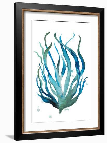 Aqua Creatures III-Elizabeth Medley-Framed Art Print