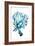 Aqua Creatures IV-Elizabeth Medley-Framed Art Print