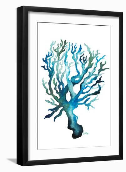 Aqua Creatures IV-Elizabeth Medley-Framed Art Print