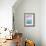 Aqua Dolphin-Alixandra Mullins-Framed Premium Giclee Print displayed on a wall
