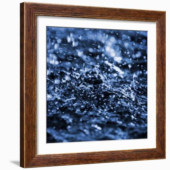 Aqua Droplets 3-Marcus Prime-Framed Photo