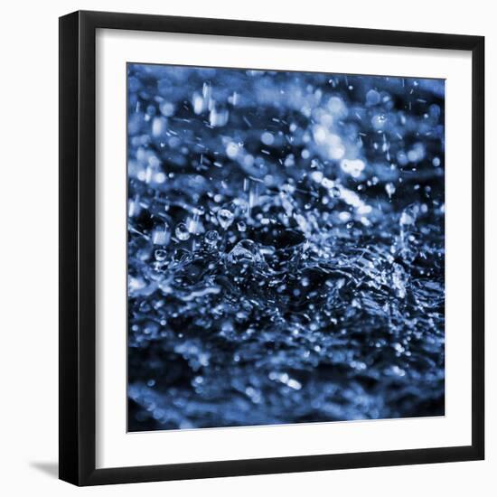 Aqua Droplets 3-Marcus Prime-Framed Photo