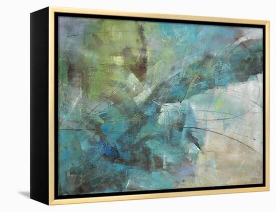 Aqua Explosion-Gabriela Villarreal-Framed Stretched Canvas