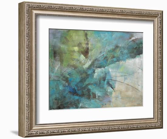 Aqua Explosion-Gabriela Villarreal-Framed Art Print