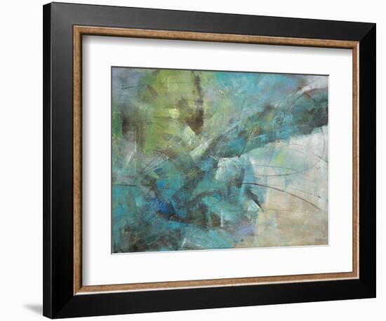 Aqua Explosion-Gabriela Villarreal-Framed Art Print