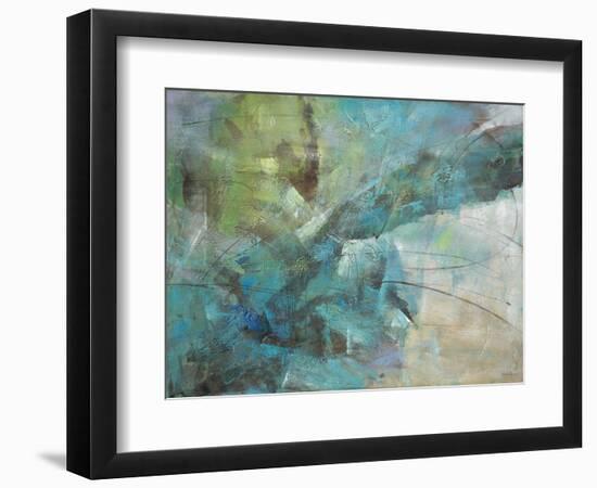 Aqua Explosion-Gabriela Villarreal-Framed Art Print