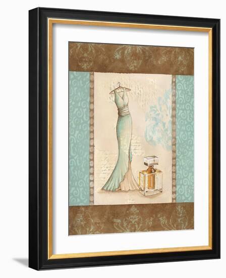 Aqua Fashion I-Sophie Devereux-Framed Art Print