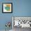 Aqua Fish-Irena Orlov-Framed Art Print displayed on a wall