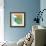 Aqua Fish-Irena Orlov-Framed Art Print displayed on a wall