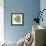 Aqua Fish-Irena Orlov-Framed Art Print displayed on a wall