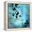 Aqua Floral II-James Burghardt-Framed Stretched Canvas