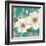 Aqua Floral II-Tc Chiu-Framed Art Print