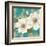 Aqua Floral II-Tc Chiu-Framed Art Print
